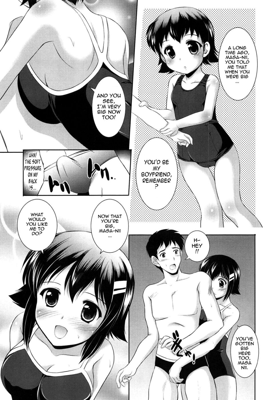 Hentai Manga Comic-Younger Girls Celebration-Chapter 8-Trans-swimsuit lovers-9